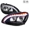 Spec-D Tuning 98-06 Mercedes W220 Projector Headlight Black Housing LHP-BW22000JM-TM - alternate 1